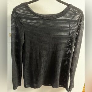 Black Mesh Long Sleeve Forever 21 Size S